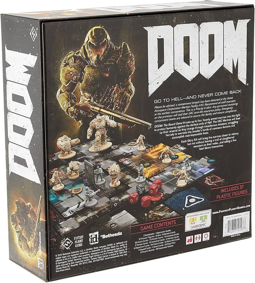ドゥーム：ザ ボードゲーム DOOM： The Board Game Amazon.com: Doom The Board Game (2nd Edition) | Sci-Fi